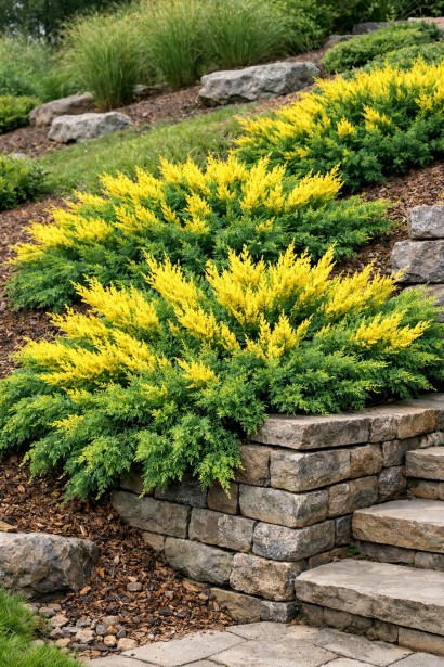 Juniperus Golden Spring використання